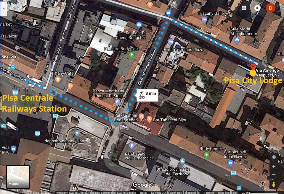 Pisa City Lodge Eksteriør bilde
